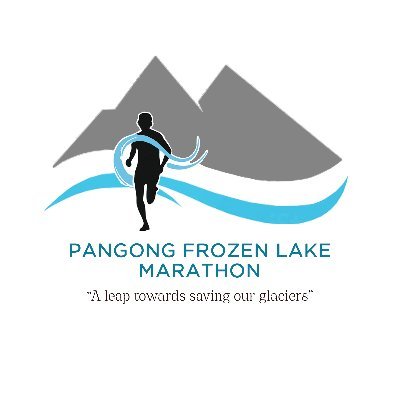pangong frozen lake marathon